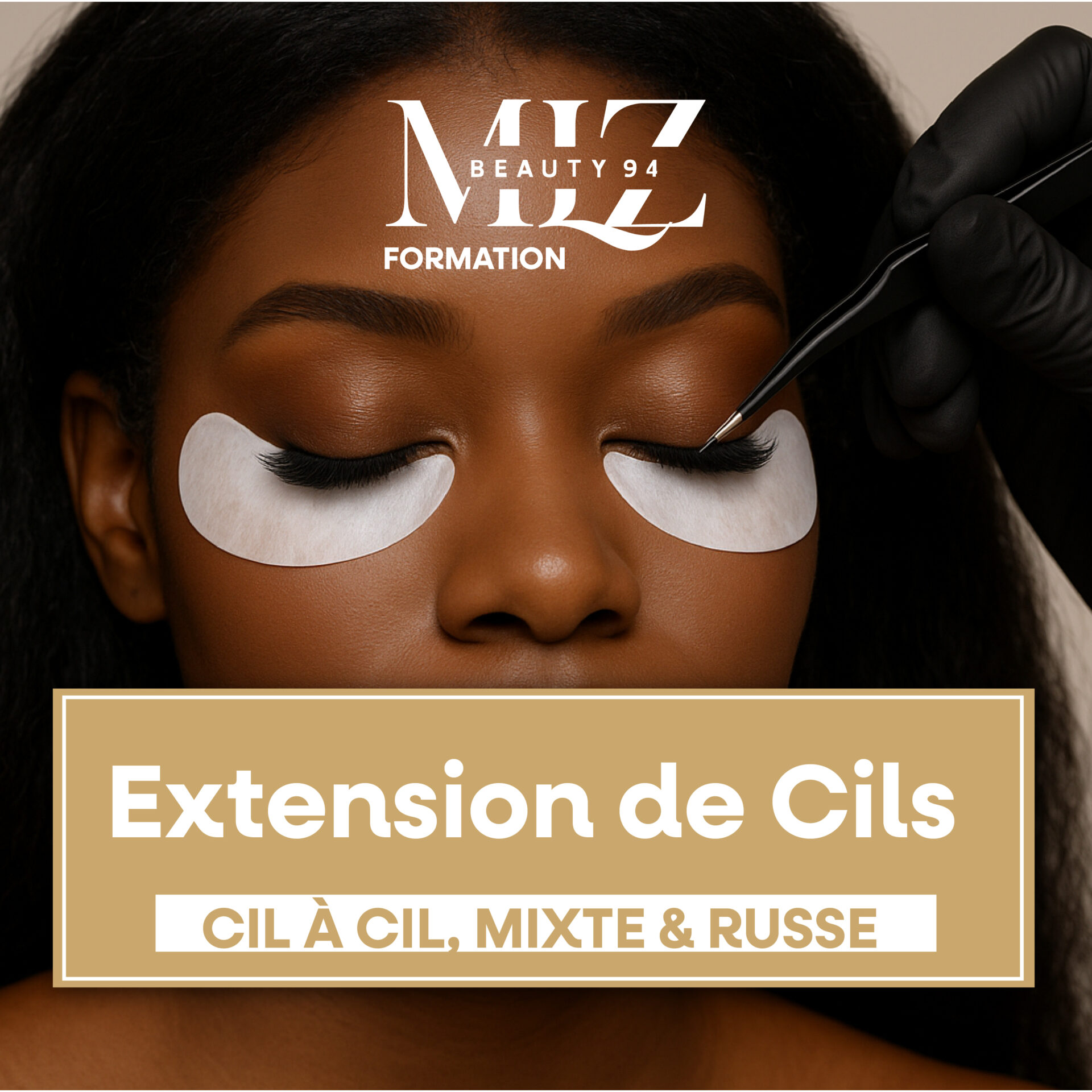 Extension de Cils - CIL À CIL, MIXTE & RUSSE (Présentiel)